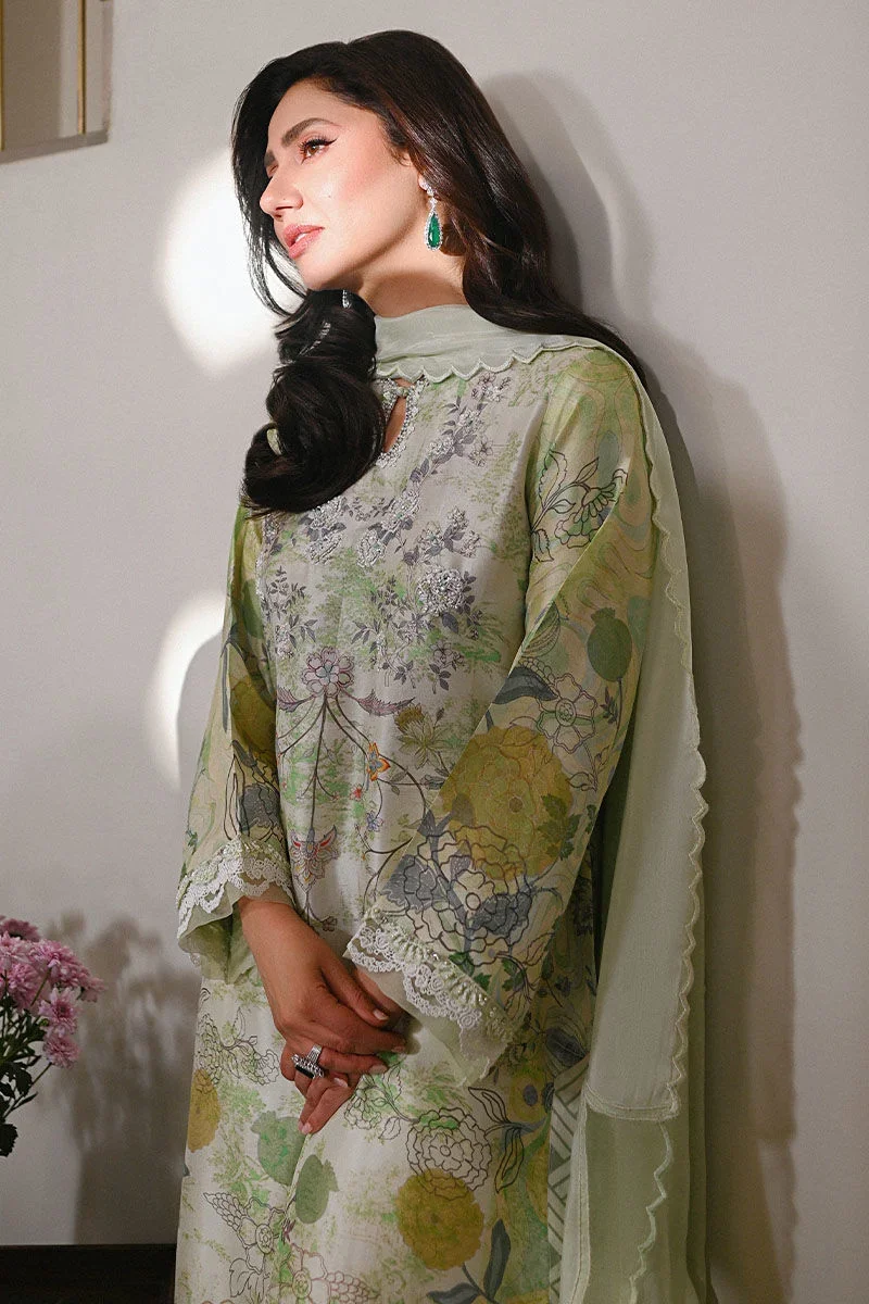 Lyra Shirt and Dupatta    – Ansab Jahangir Luxury Pret Image 2