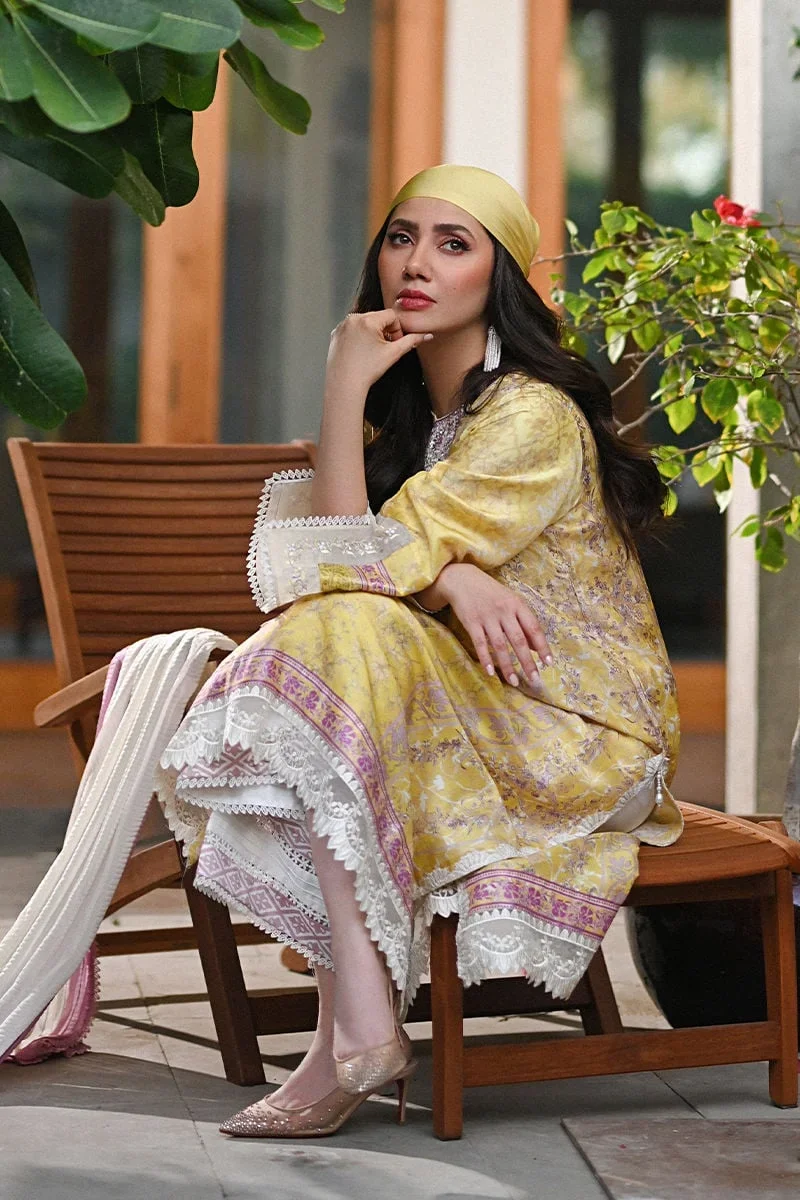 Paloma Shirt and Dupatta   – Ansab Jahangir Luxury Pret Image 2
