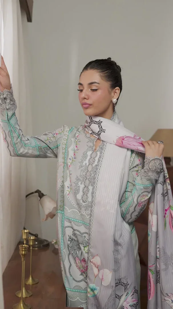 QW-08 (A) MARLA – Qalamkar Luxury Pret Image 1