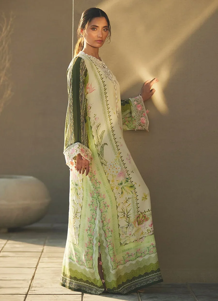 Selah Kiwi Crepe Kaftan – Farah Talib Aziz Casual Wear Image 11