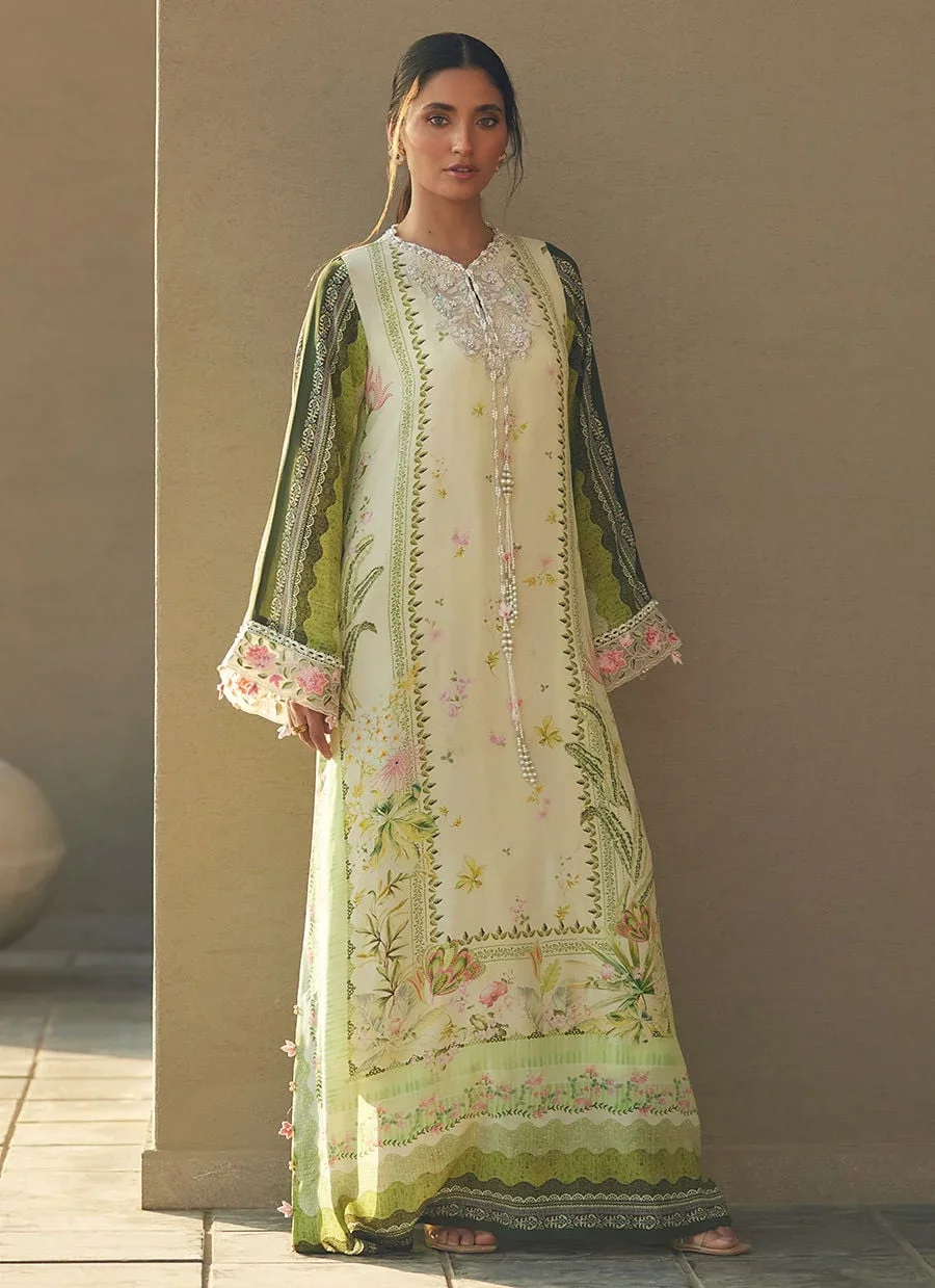 Selah Kiwi Crepe Kaftan – Farah Talib Aziz Casual Wear Image 12