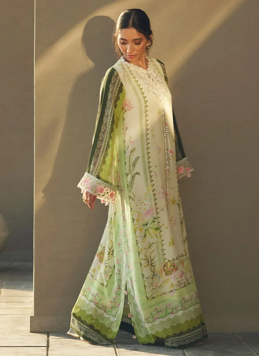 Selah Kiwi Crepe Kaftan – Farah Talib Aziz Casual Wear Image 4