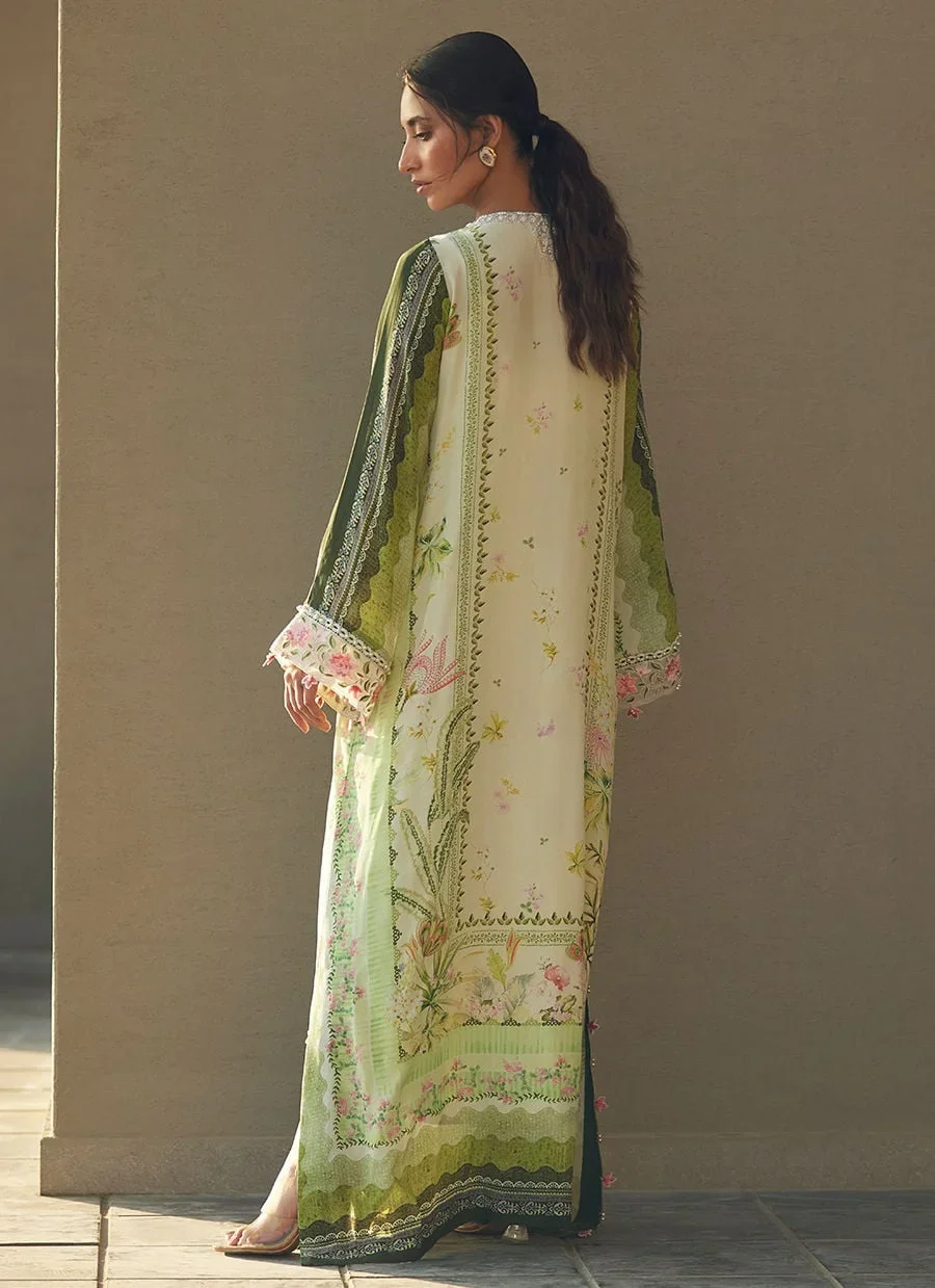 Selah Kiwi Crepe Kaftan – Farah Talib Aziz Casual Wear Image 5